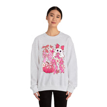 Load image into Gallery viewer, Breast Cancer Awareness with Ghost Crewneck Sweatshirt