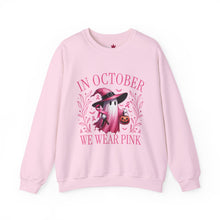 Load image into Gallery viewer, Breast Cancer Awareness Pink Ghost Sweatshirt
