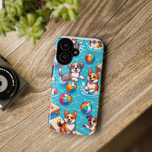 Pool Party Dog Phone Case for iPhone16