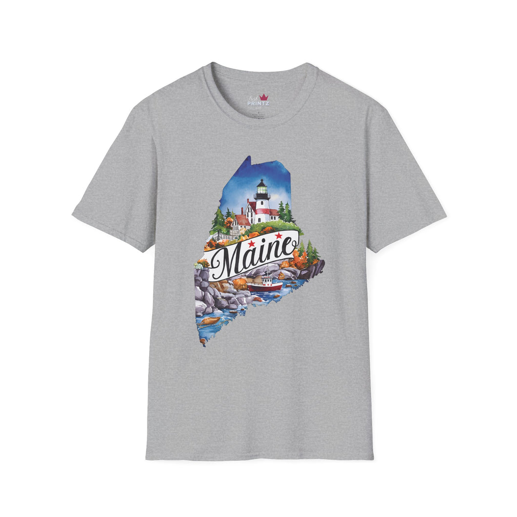 Maine Graphic Softstyle T-Shirt