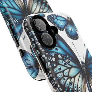 Blue Butterfly Phone Case for iPhone 16