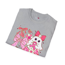 Load image into Gallery viewer, Breast Cancer Awareness with Ghost Soft T-Shirt