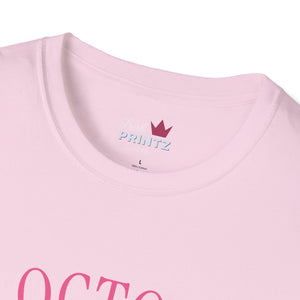 Breast Cancer Awareness Pink Ghost Softstyle T-Shirt