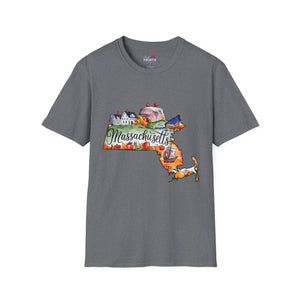 Massachusetts Graphic Softstyle T-Shirt