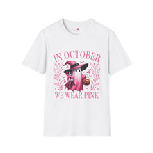 Load image into Gallery viewer, Breast Cancer Awareness Pink Ghost Softstyle T-Shirt