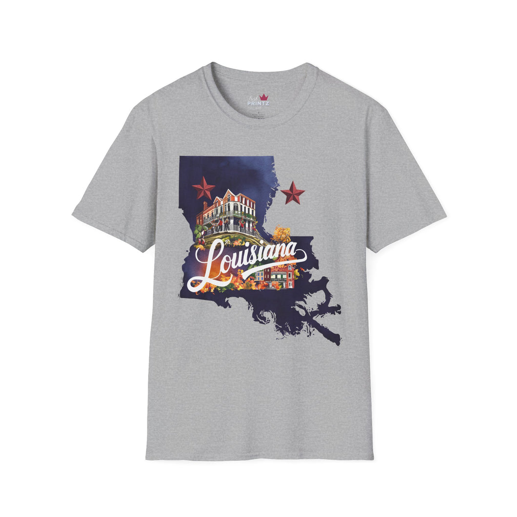Louisiana Graphic Softstyle T-Shirt
