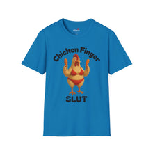 Load image into Gallery viewer, Funny Chicken Finger Slut T-Shirt