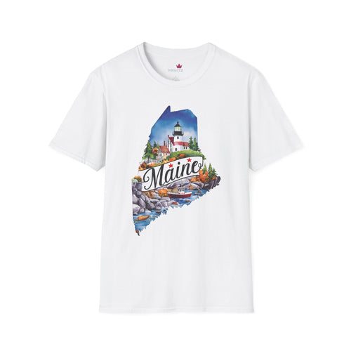 Maine Graphic Softstyle T-Shirt