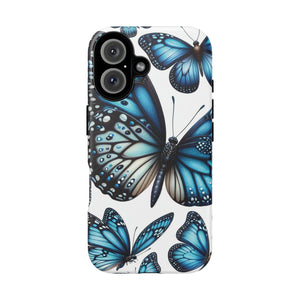 Blue Butterfly Phone Case for iPhone 16
