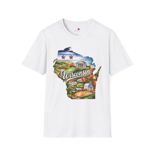 Load image into Gallery viewer, Wisconsin Graphic Softstyle T-Shirt