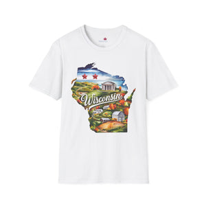 Wisconsin Graphic Softstyle T-Shirt