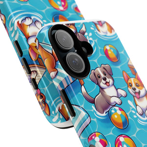 Pool Party Dog Phone Case for iPhone16