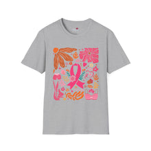 Load image into Gallery viewer, Breast Cancer Awareness Boho Softstyle T-Shirt
