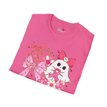 Load image into Gallery viewer, Breast Cancer Awareness with Ghost Soft T-Shirt