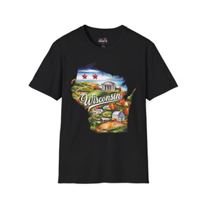 Wisconsin Graphic Softstyle T-Shirt
