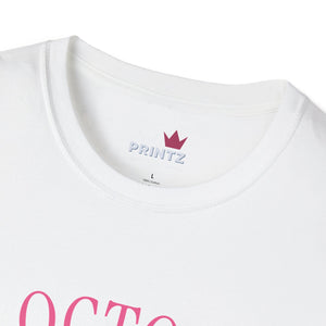 Breast Cancer Awareness Pink Ghost Softstyle T-Shirt