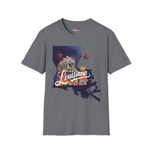 Louisiana Graphic Softstyle T-Shirt