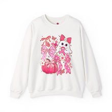 Load image into Gallery viewer, Breast Cancer Awareness with Ghost Crewneck Sweatshirt