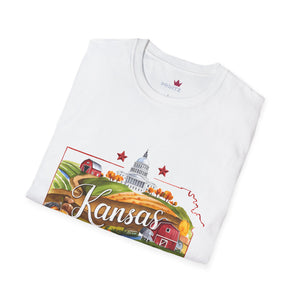 Kansas Graphic Softstyle T-Shirt
