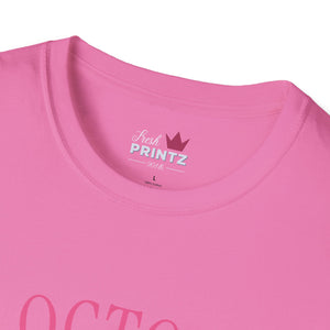 Breast Cancer Awareness Pink Ghost Softstyle T-Shirt