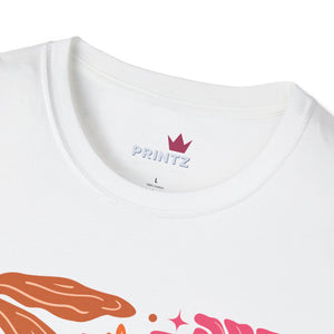 Breast Cancer Awareness Boho Softstyle T-Shirt