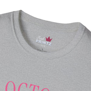 Breast Cancer Awareness Pink Ghost Softstyle T-Shirt