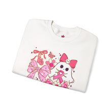 Load image into Gallery viewer, Breast Cancer Awareness with Ghost Crewneck Sweatshirt