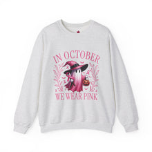 Load image into Gallery viewer, Breast Cancer Awareness Pink Ghost Sweatshirt
