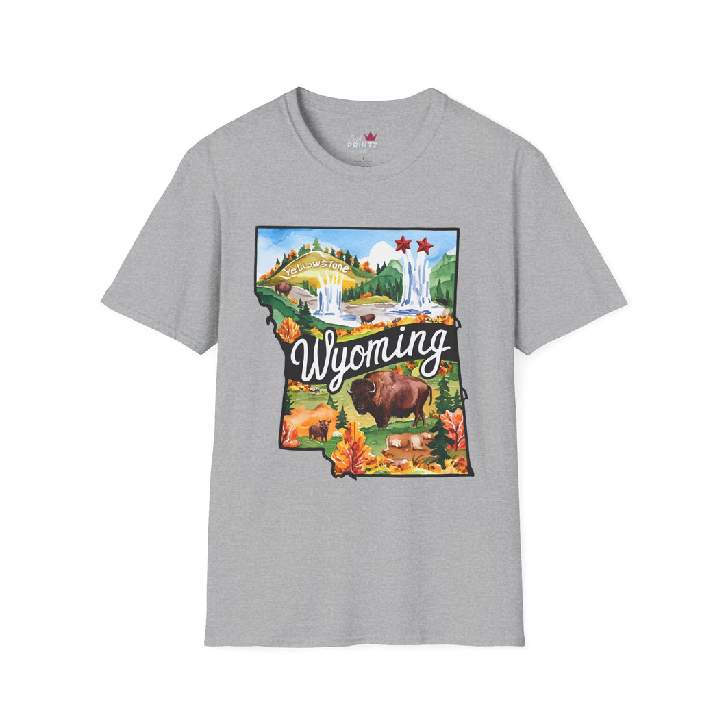 Wyoming Graphic Softstyle T-Shirt