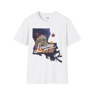 Louisiana Graphic Softstyle T-Shirt