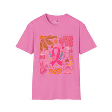Load image into Gallery viewer, Breast Cancer Awareness Boho Softstyle T-Shirt