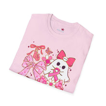 Load image into Gallery viewer, Breast Cancer Awareness with Ghost Soft T-Shirt