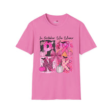 Load image into Gallery viewer, Breast Cancer October Softstyle T-Shirt