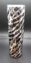 Load image into Gallery viewer, Distressed Zebra Print 32oz Skinny Tumbler