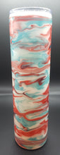 Load image into Gallery viewer, Blue &amp; Red Swirl 32oz Skinny Tumbler