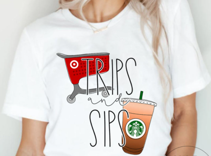 Target and Starbucks shirt with 